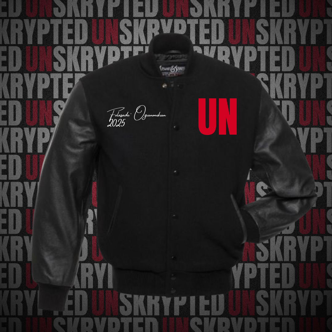 Unskrypted Founder’s Club Varsity Jacket (2025 Edition)