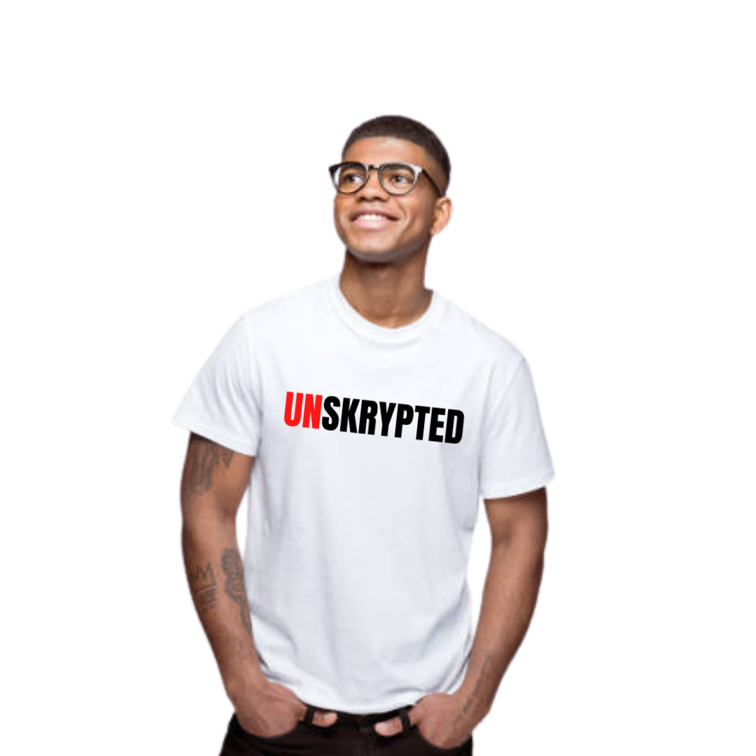 Unskrypted Signature Tee (Black/White)