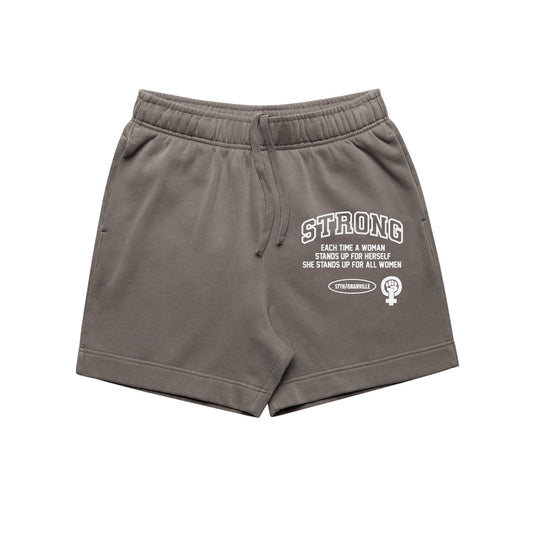 Empowered Summer Shorts – Faded Grey