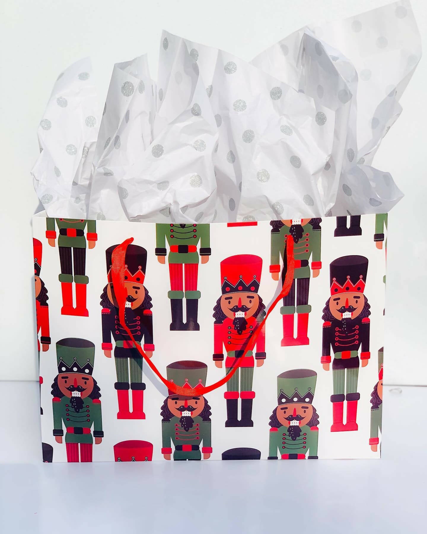 Large Black Nutcracker Gift Bags (Set of 5 bags)