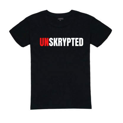 Unskrypted Signature Tee (Black/White)