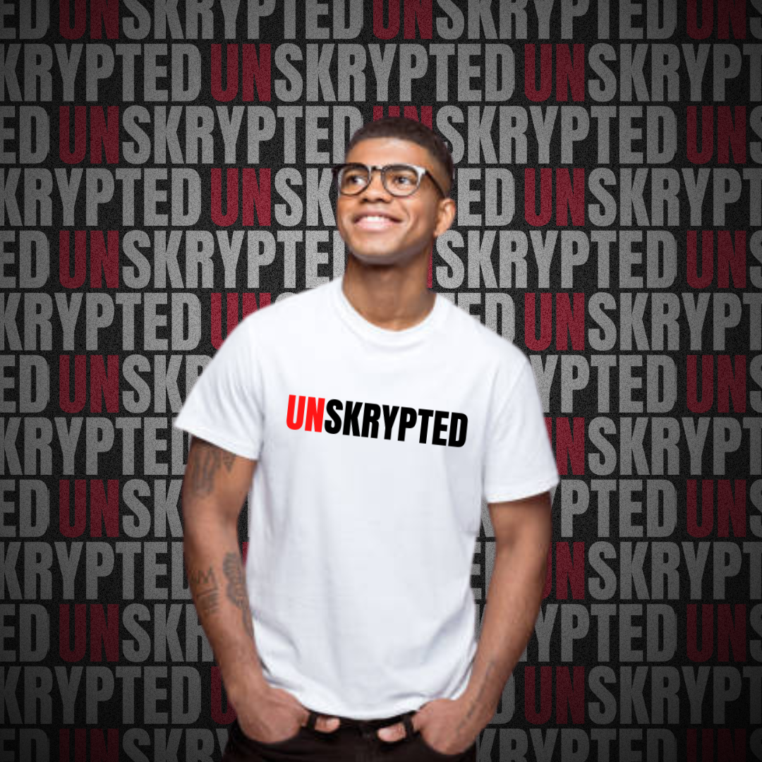 Unskrypted Signature Tee (Black/White)