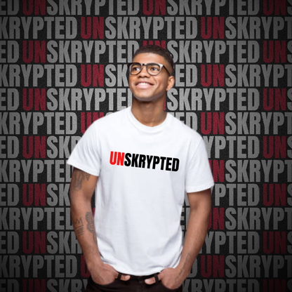 Unskrypted Signature Tee (Black/White)