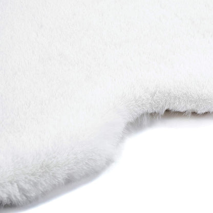 White Map of Africa Luxurious Faux Fur Rug/Throw