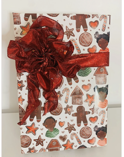 Gingebread House Wrapping Paper (Set of 5 sheets)