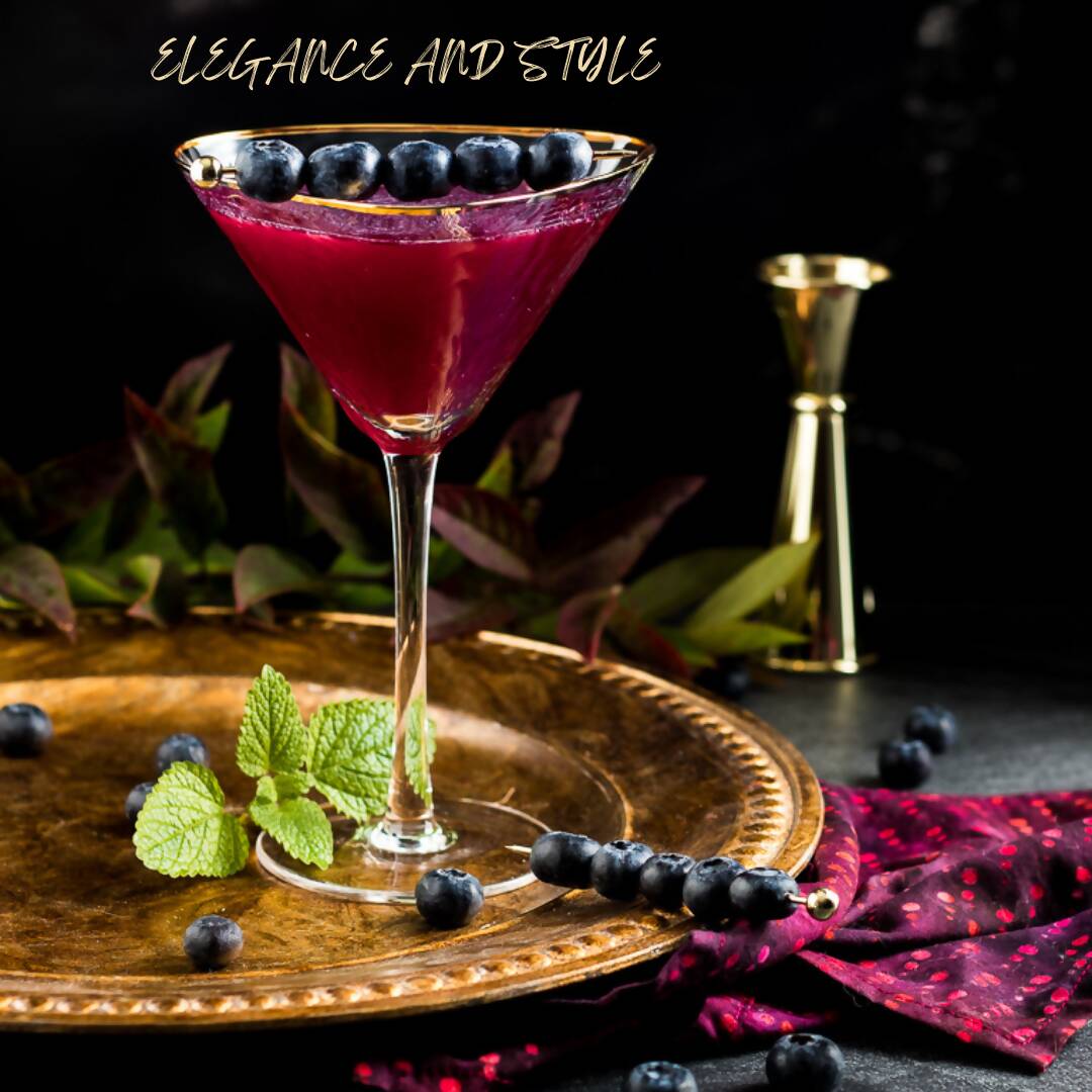 Handmade Hammered Cocktail Glasses