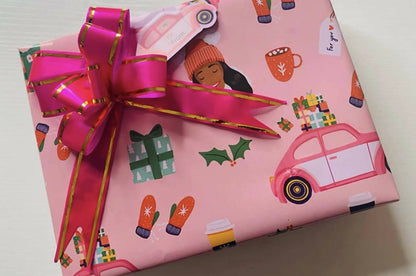 Pretty in Pink Wrapping Paper (Set of 5 sheets)